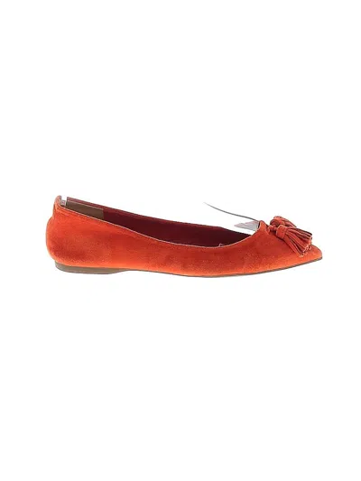Pre-owned Jcrew Flats In Orange