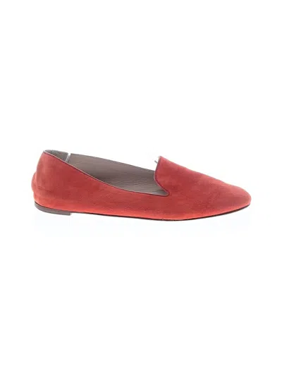 Pre-owned Jcrew Flats In Orange