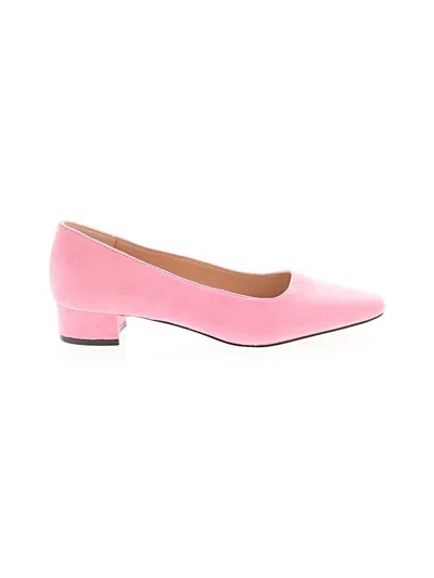 Pre-owned Jcrew Flats In Pink