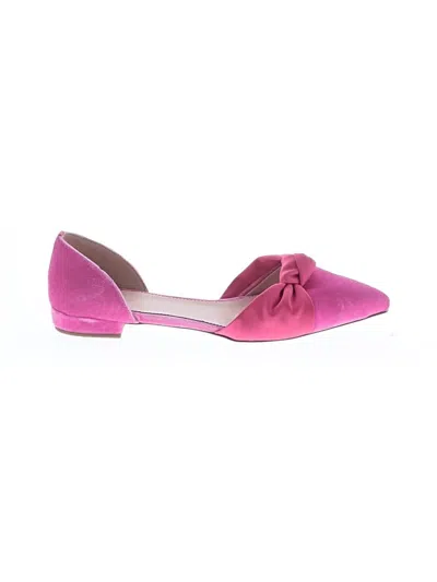 Pre-owned Jcrew Flats In Pink