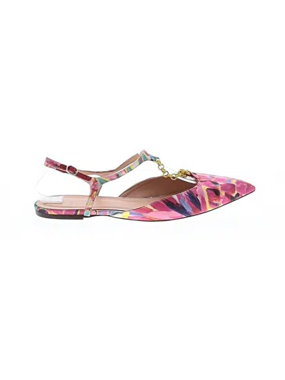 Pre-owned Jcrew Flats In Pink