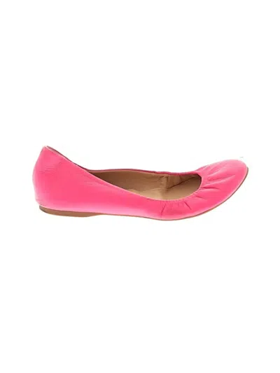 Pre-owned Jcrew Flats In Pink