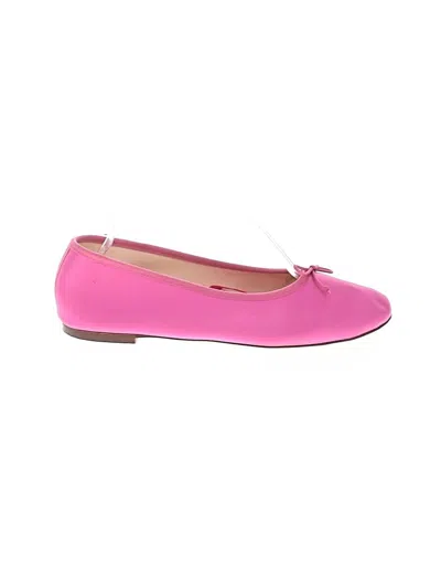 Pre-owned Jcrew Flats In Pink