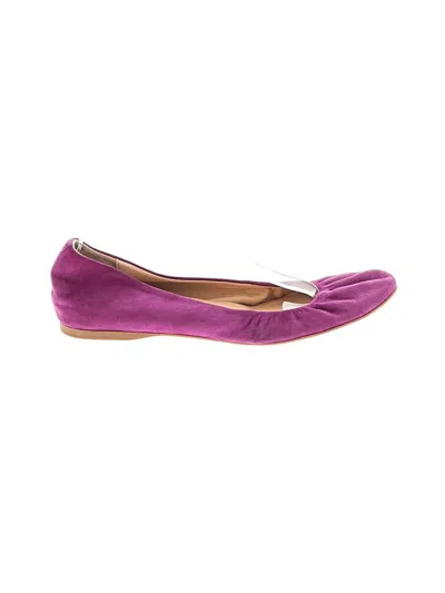 Pre-owned Jcrew Flats In Purple