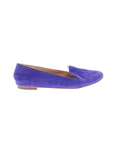 Pre-owned Jcrew Flats In Purple
