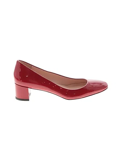 Pre-owned Jcrew Flats In Red