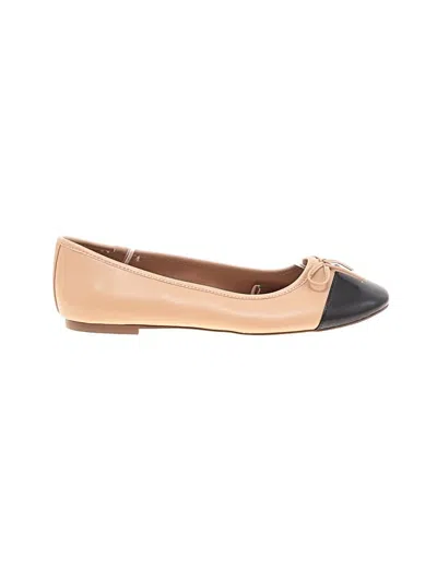 Pre-owned Jcrew Flats In Tan