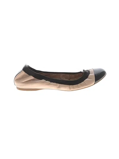 Pre-owned Jcrew Flats In Tan