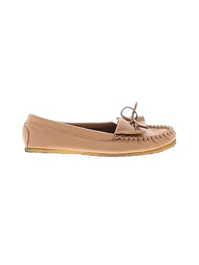 Pre-owned Jcrew Flats In Tan
