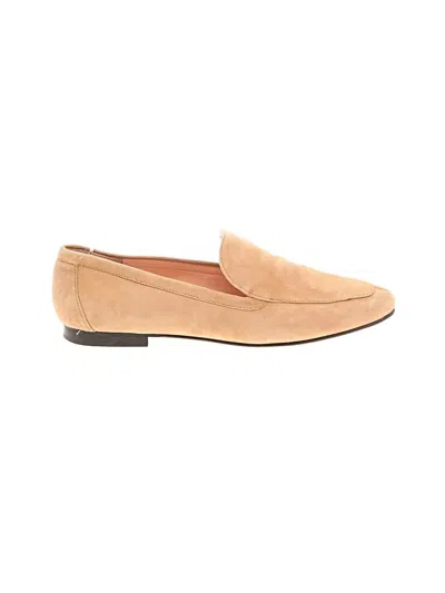 Pre-owned Jcrew Flats In Tan