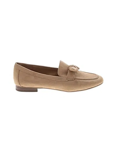 Pre-owned Jcrew Flats In Tan
