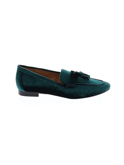 Pre-owned Jcrew Flats In Teal