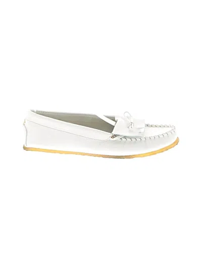 Pre-owned Jcrew Flats In White