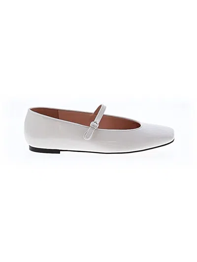 Pre-owned Jcrew Flats In White