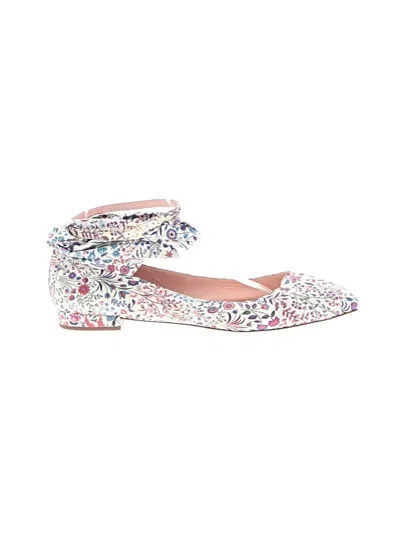 Pre-owned Jcrew Flats In White