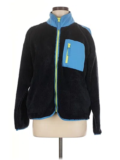 Pre-owned Jcrew Fleece Jacket In Blue