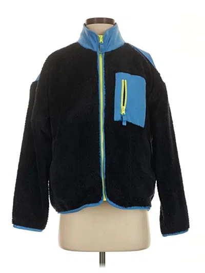 Pre-owned Jcrew Fleece Jacket In Blue