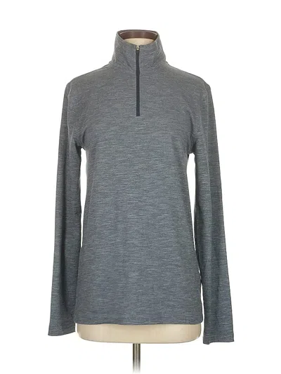 Pre-owned Jcrew Fleece Jacket In Gray