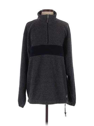 Pre-owned Jcrew Fleece Jacket In Gray