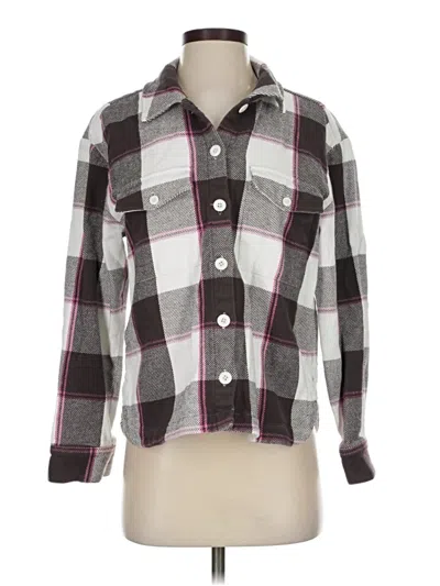 Pre-owned Jcrew Fleece Jacket In Gray