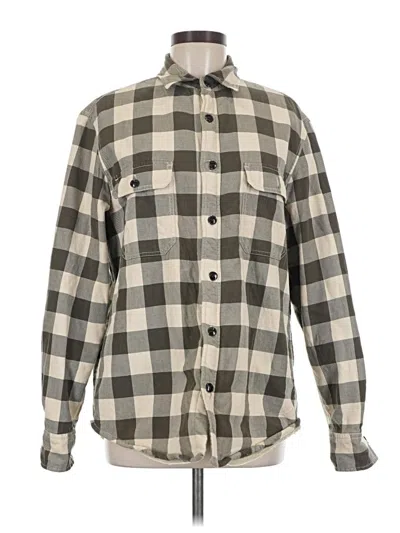 Pre-owned Jcrew Fleece Jacket In Gray