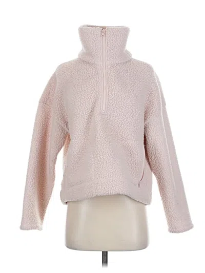 Pre-owned Jcrew Fleece Jacket In Pink