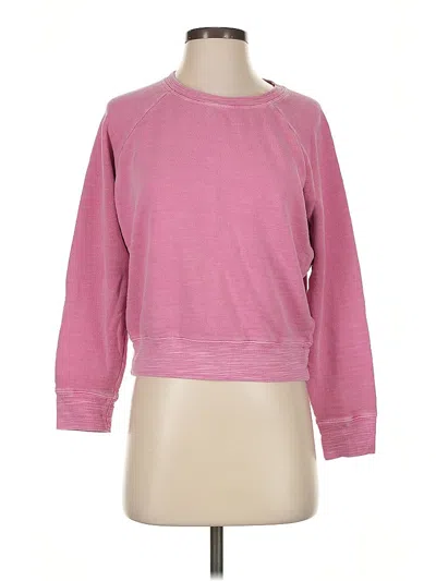 Pre-owned Jcrew Fleece Jacket In Pink