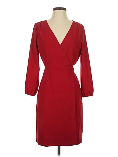 Pre-owned Jcrew Fleece Jacket In Red