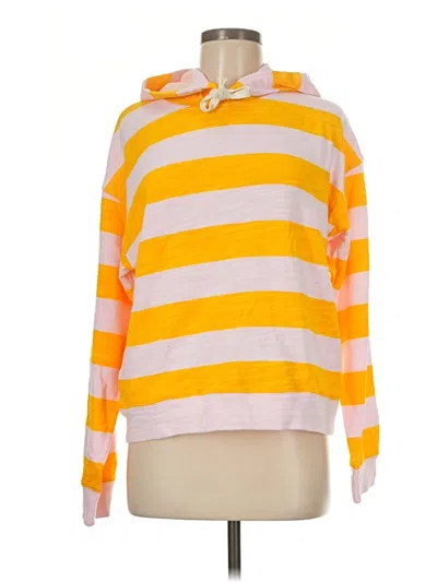 Pre-owned Jcrew Fleece Jacket In Yellow