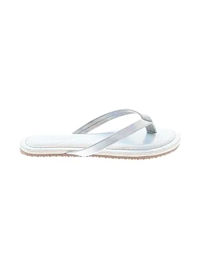 Pre-owned Jcrew Kids' Flip Flops In Silver