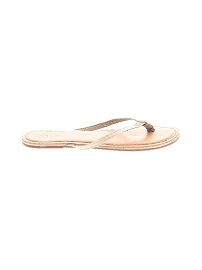 Pre-owned Jcrew Flip Flops In White