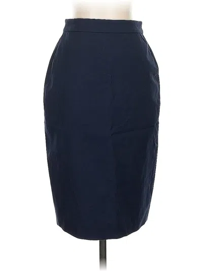 Pre-owned Jcrew Formal Skirt In Blue