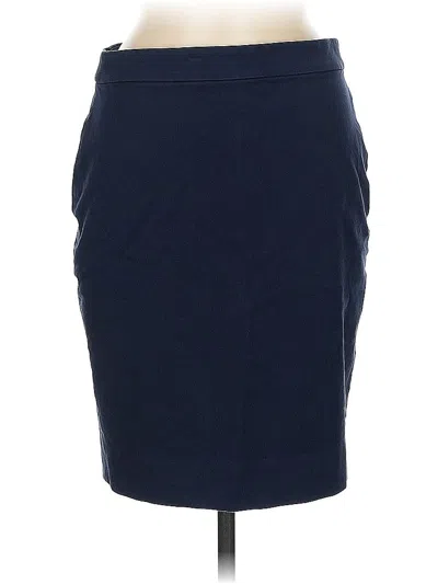 Pre-owned Jcrew Formal Skirt In Blue