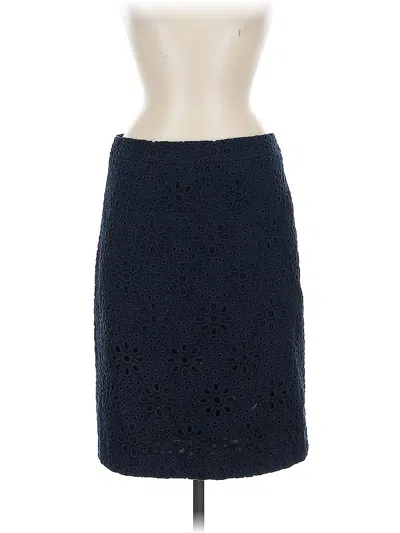 Pre-owned Jcrew Formal Skirt In Blue