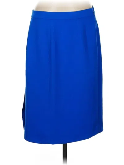 Pre-owned Jcrew Formal Skirt In Blue