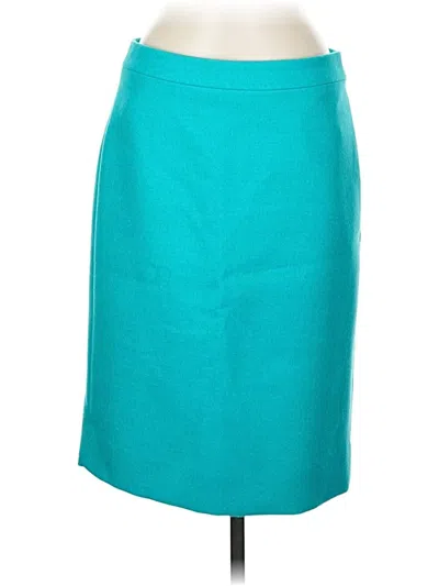 Pre-owned Jcrew Formal Skirt In Blue