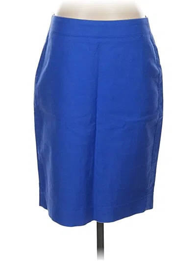 Pre-owned Jcrew Formal Skirt In Blue