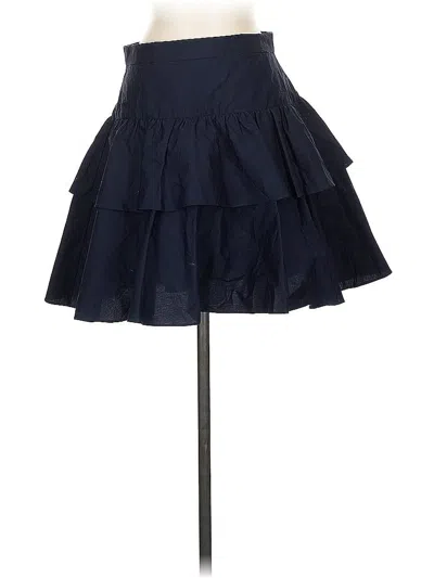 Pre-owned Jcrew Formal Skirt In Blue