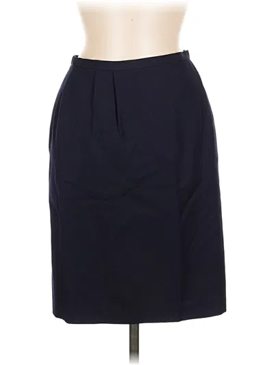 Pre-owned Jcrew Formal Skirt In Blue