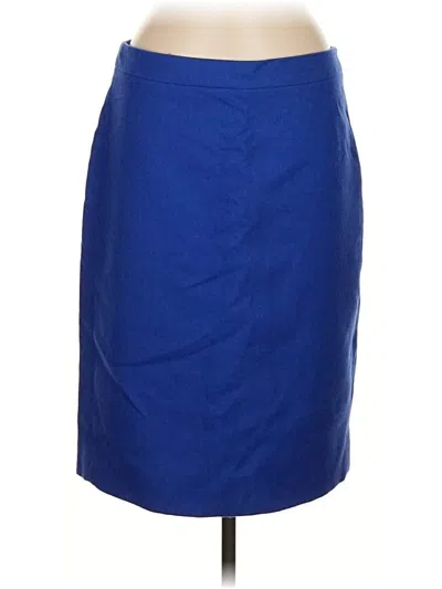 Pre-owned Jcrew Formal Skirt In Blue