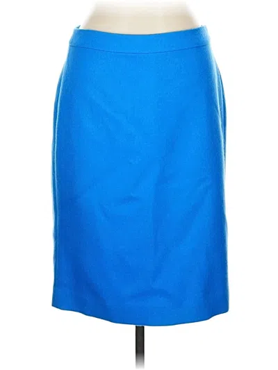 Pre-owned Jcrew Formal Skirt In Blue