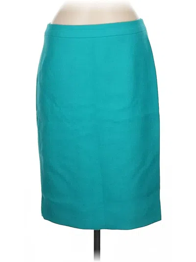 Pre-owned Jcrew Formal Skirt In Blue