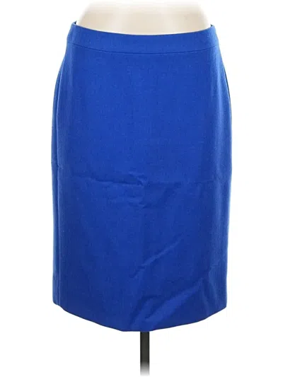 Pre-owned Jcrew Formal Skirt In Blue