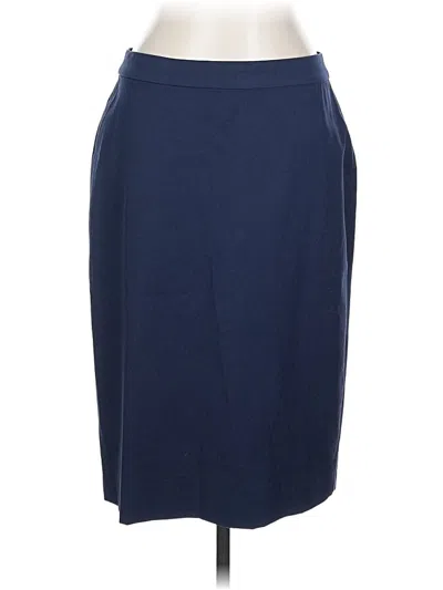 Pre-owned Jcrew Formal Skirt In Blue