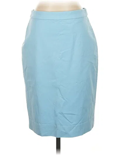 Pre-owned Jcrew Formal Skirt In Blue