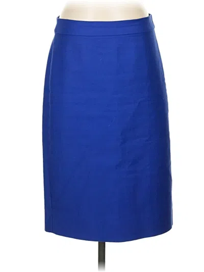 Pre-owned Jcrew Formal Skirt In Blue
