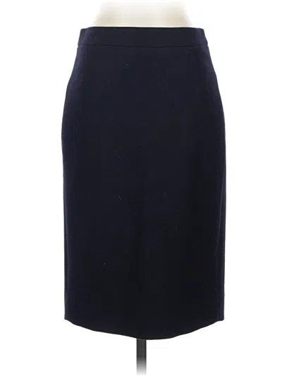 Pre-owned Jcrew Formal Skirt In Blue
