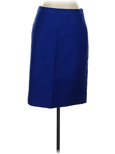 Pre-owned Jcrew Formal Skirt In Blue