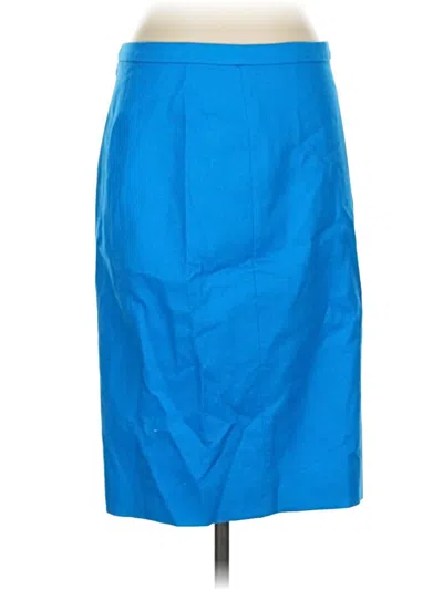Pre-owned Jcrew Formal Skirt In Blue