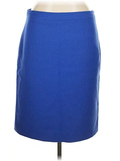 Pre-owned Jcrew Formal Skirt In Blue